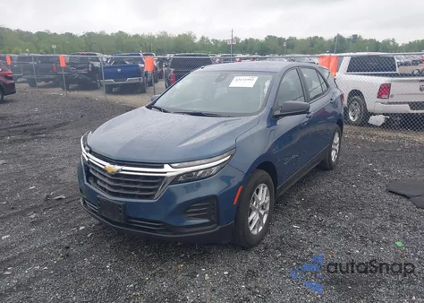 2024 Chevrolet Equinox Fwd Ls из США, поврежденный, VIN 3GNAXHEG3RL131421